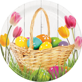  Basket Bounty Dinner Plates 