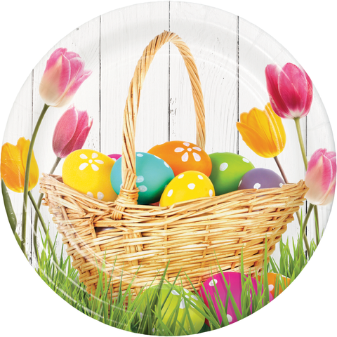  Basket Bounty Dinner Plates 