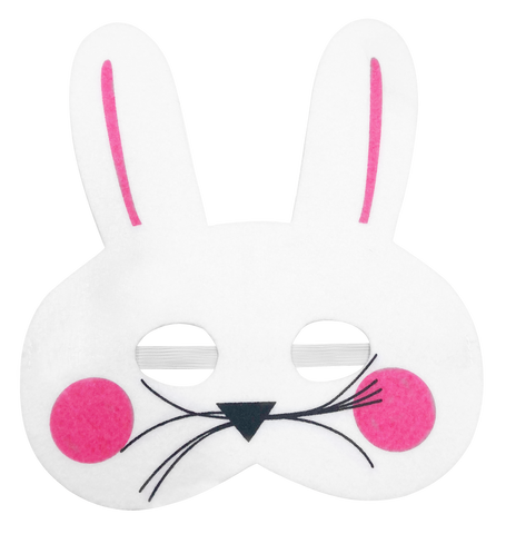 Child Bunny Face Mask 2Pcs/Pk