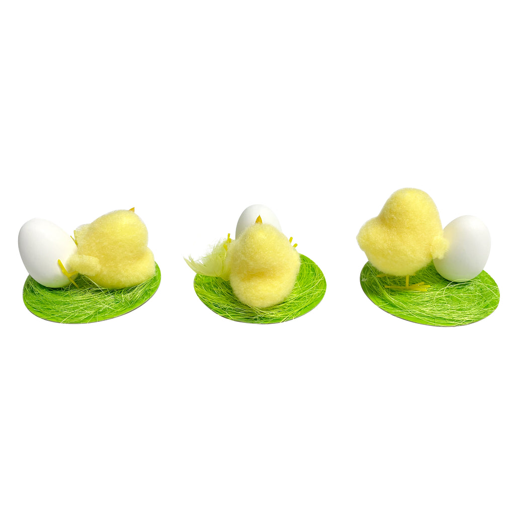 Easter Chick Decoration 9cm 2Pcs/Box
