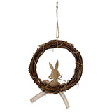 Easter Wooden Wreath 16.5cm