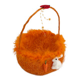 Easter Basket Orange 18cm
