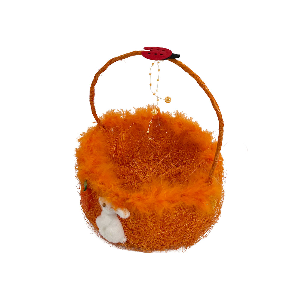 Easter Basket Orange 18cm