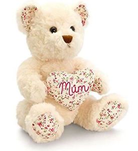 Belle Rose Bear W/Mum Heart