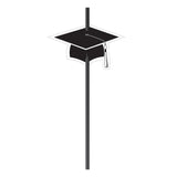 Straw With Grad Hat Attachement