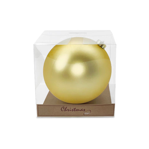 Bauble Matt Gold 15Cm 1Pc/Box