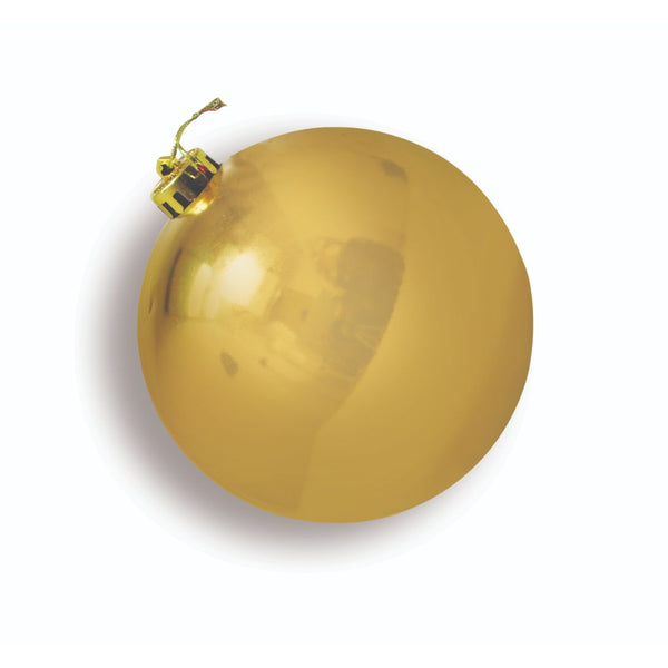 Shiny Ball Decoration 15Cm Gold