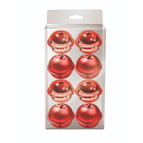 Red Bells 4Cm 8Pcs