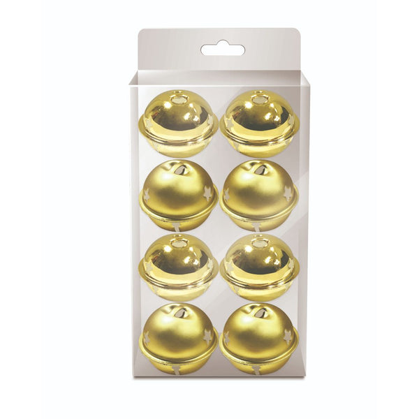 Gold Bells 4Cm 8Pcs