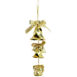 Christmas Bells Cluster Gold 35Cm