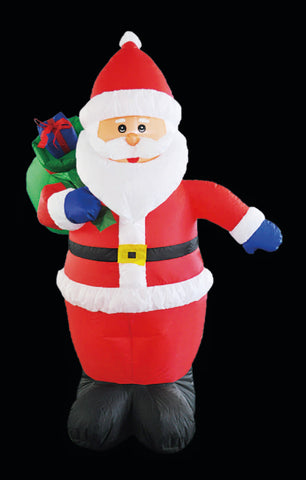 Inflatable Santa with Sack