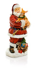  30x15cm Santa Holding Fawn