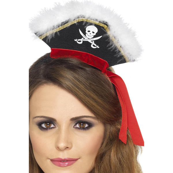  Mock Pirate Black F Hat