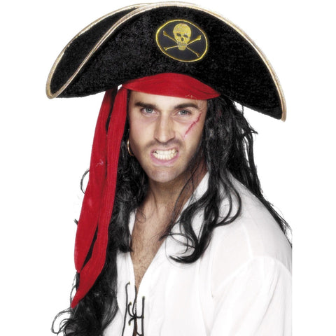 Pirate Hat, With Skull And Crossbones