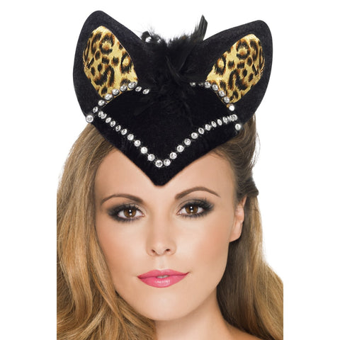  Burlesque Kitty Skull Cap Black F