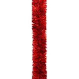 Tinsel Garland Thick 2Mx10Cm Red