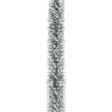 Christmas Tinsel Garland Silver 200X7Cm