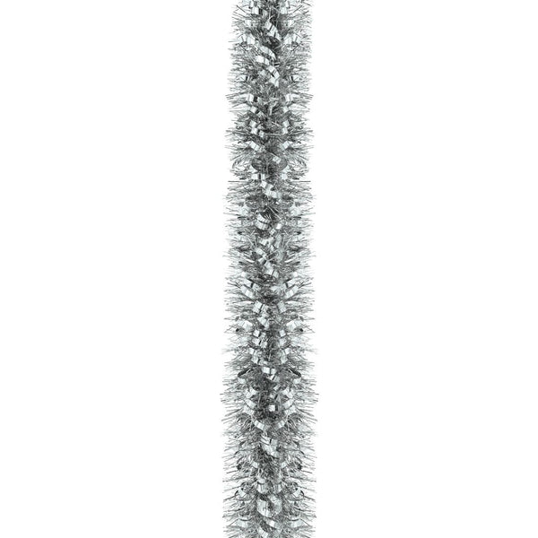 Christmas Tinsel Garland Silver 200X7Cm