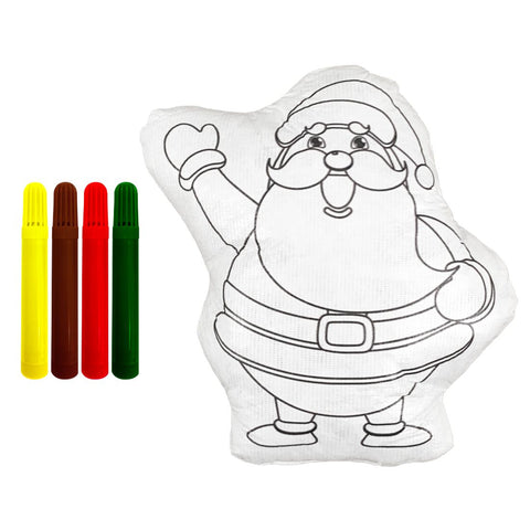 Santa Diy Painting Soft Toy