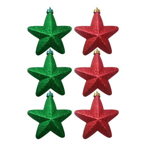 Hanging Star Assorted R/Gr Box