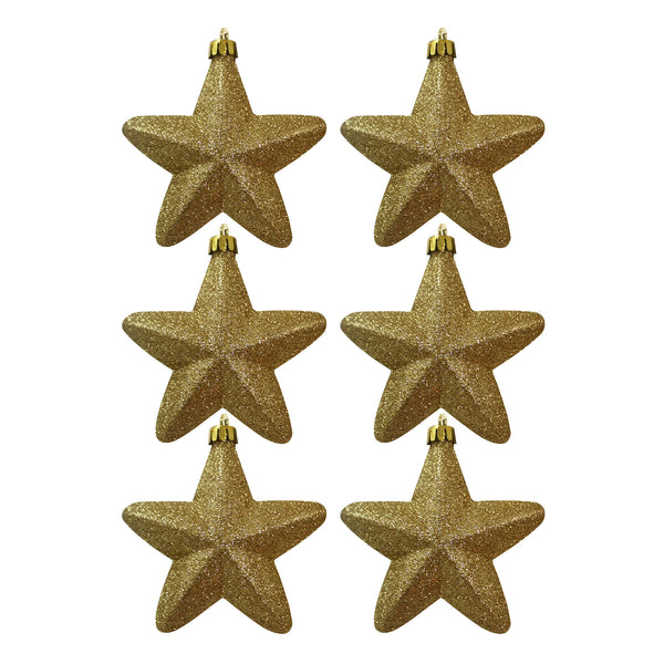 Hanging Star Glitter Gold Box