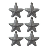 Hanging Star Glitter Silver Box