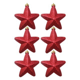 Hanging Star Glitter Red Box