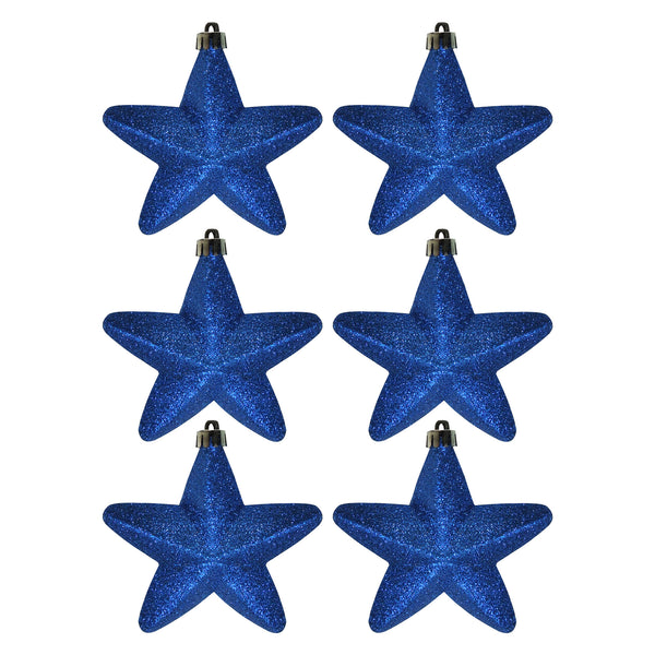 Hanging Star Glitter Blue Box