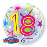  18 Brilliant Stars 22in Single Bubble 1Ct