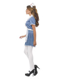 Nurse Naughty Costume Blue With Dress Apron & Hat