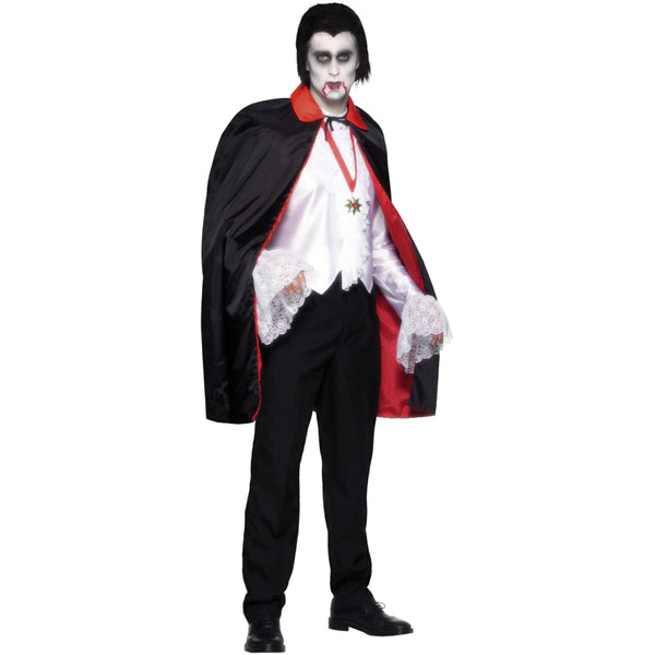 Reversible Cape,Black & Red