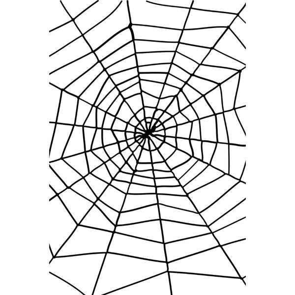 Spider & Spiders Web Black
