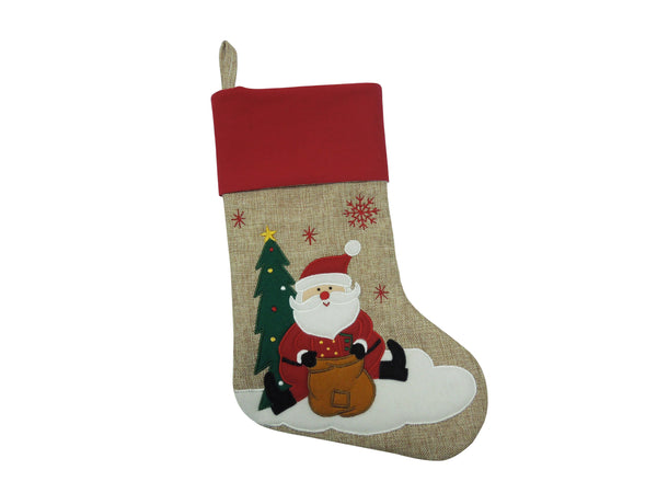  Santa Jute Stocking