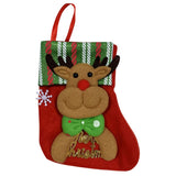 Christmas Mini Stocking Asst. 16Cm 3Ct