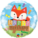 Birthday Party Fox Foil Balloon  