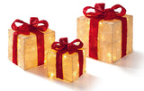 Cream Parcels wth Red Bow