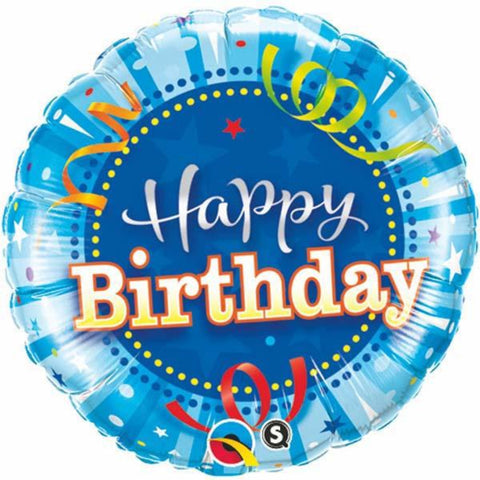 Birthday Bright Round Foil Balloon