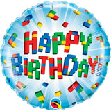 Birthday Exploding Blocks Foil Balloon  