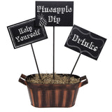 Chalkboard Program Centerpiece Sticks