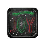  Chalk Messages Luncheon Plates Deep Dish Square 7in