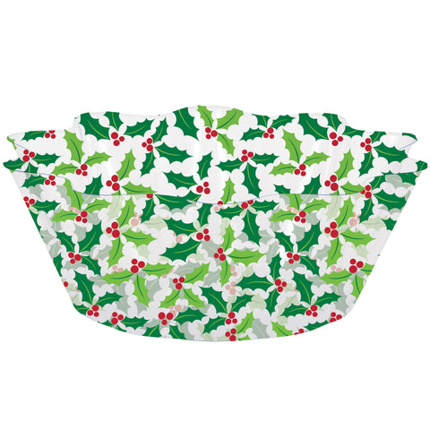  Holly Plastic Fluted Bowl Deep