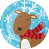 Welcome Winter Luncheon Plate 7Inch 8Pcs