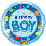 Birthday Boy   Round Foil Balloon  