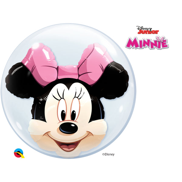  Minnie Mouse 24in Double Bubble 1Ct