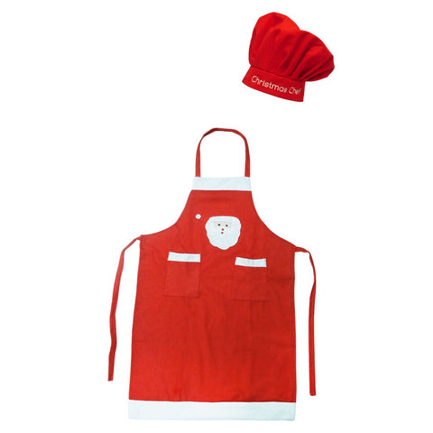 Christmas Chef Apron With Hat
