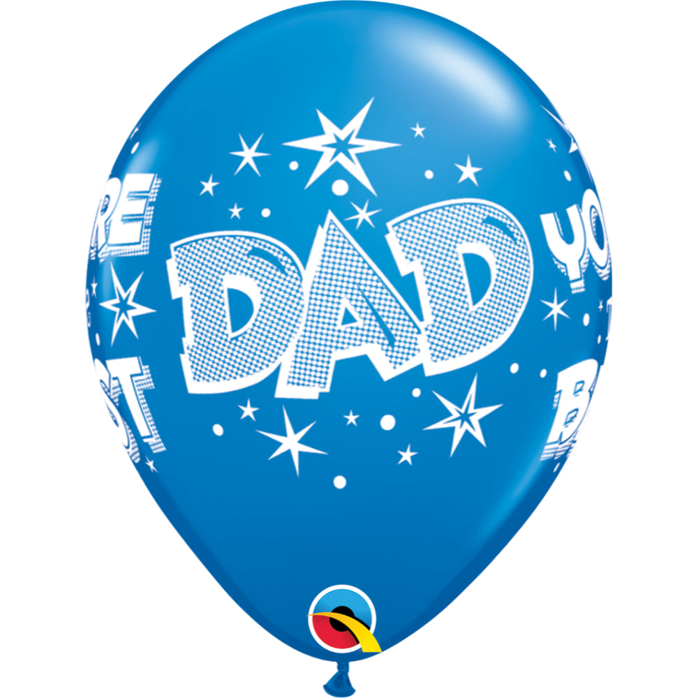  Dad You Re The Best Starbursts 11in Dark Blue 6 pieces