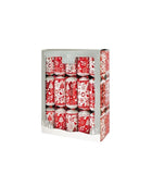  10 X 14 Red & White Christmas Crackers
