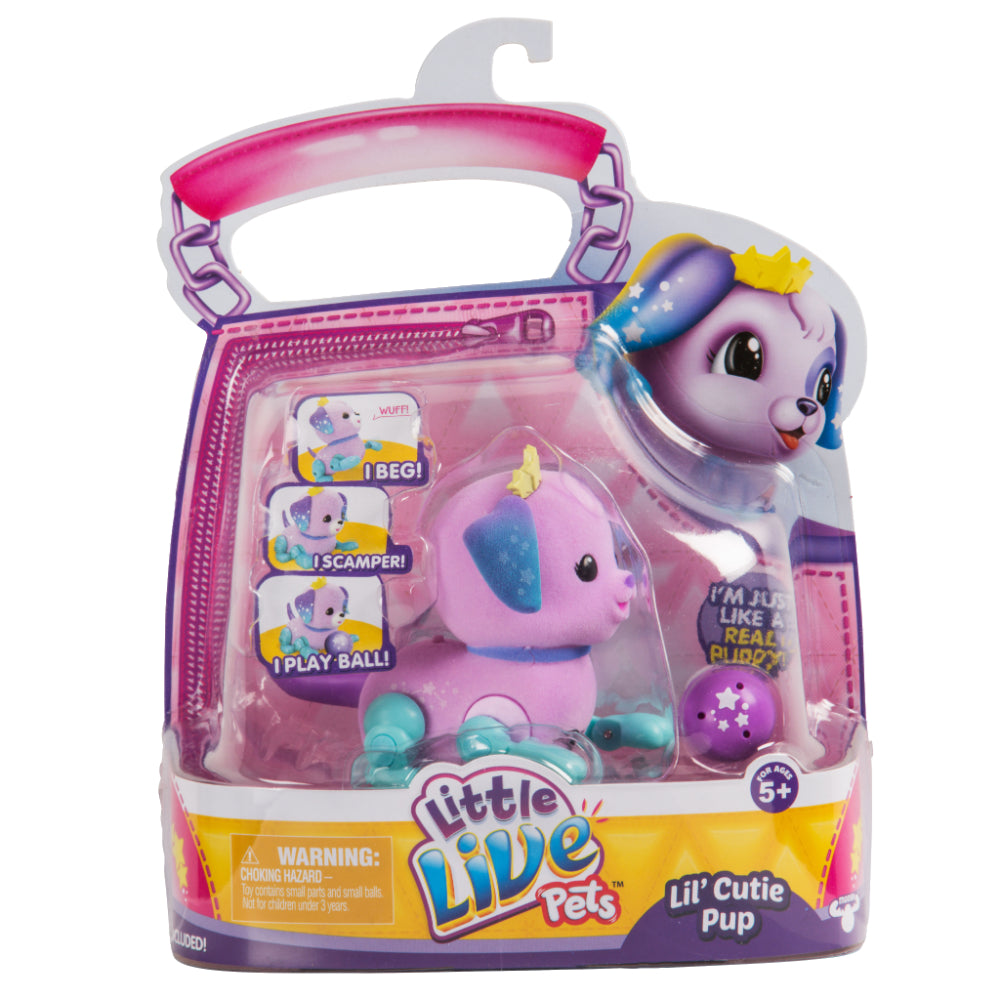 Little Live Pets Lil Cutie Pup Assorted 3 Party Zone