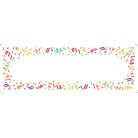  Birthday Deco Giant Party Banner Fill-In 