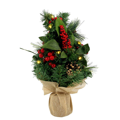 Christmas Decorated Tree With Light 40Cm